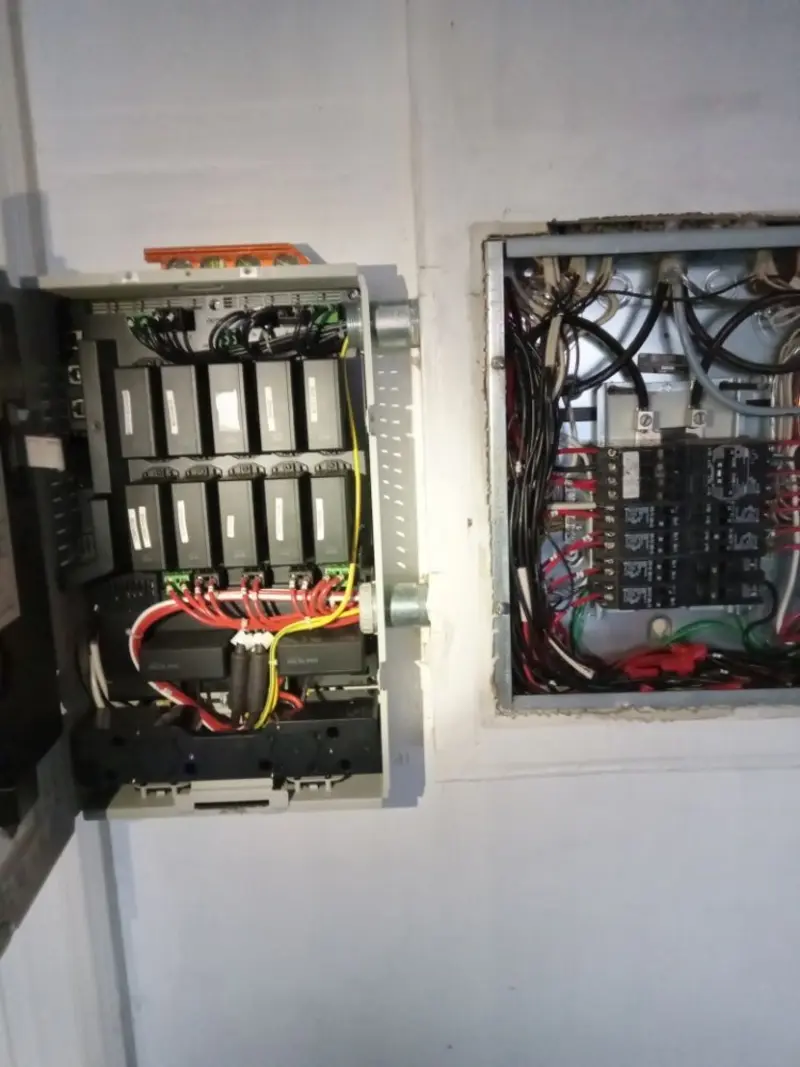 Electrical panel upgrade completed for Indoor Lighting Installation in Louisiana